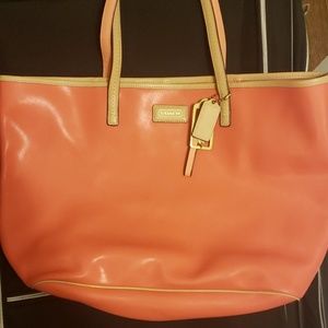 Coach park metro leather tote
